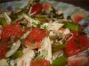 Рецепт: Киви-салат с курицей и грейпфрутами